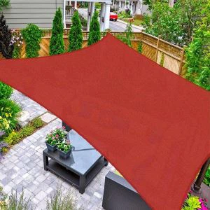 Kvadrat veranda quyosh yelkan soyasi